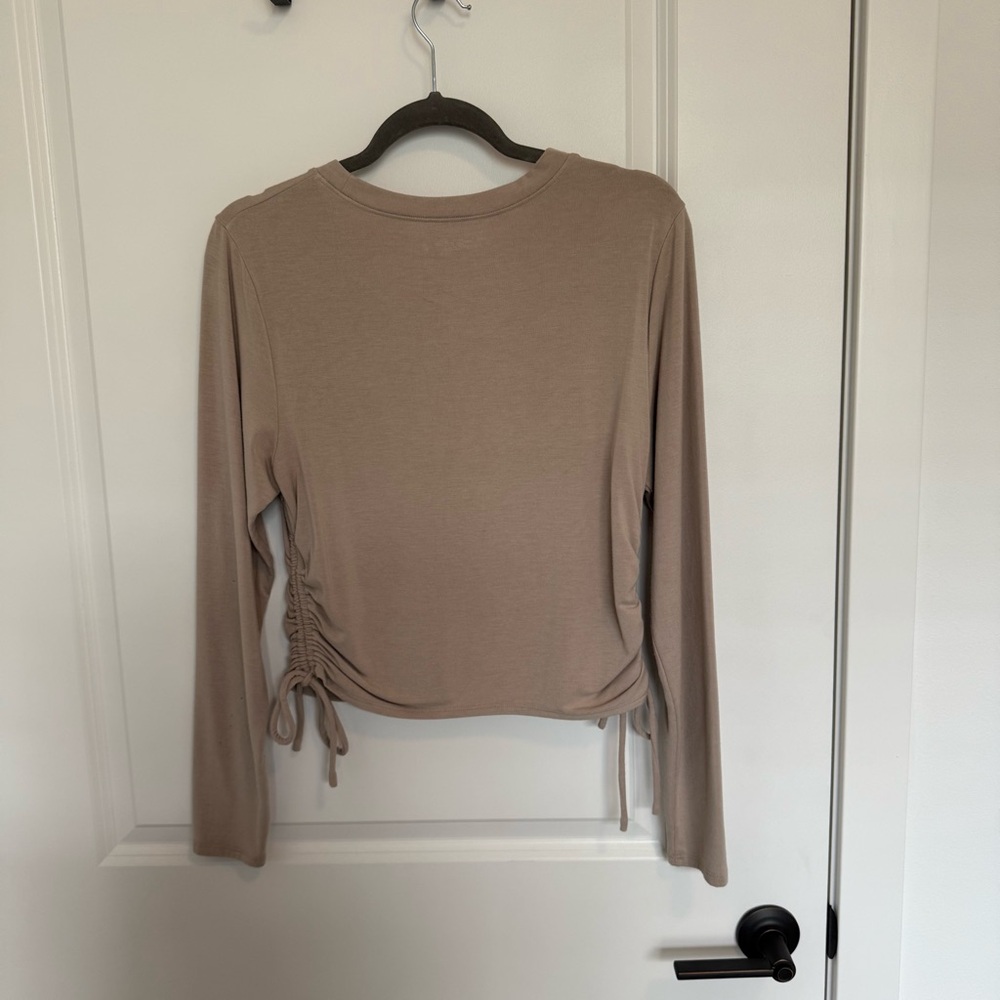 A&F Long Sleeve with Side Cinch Detail